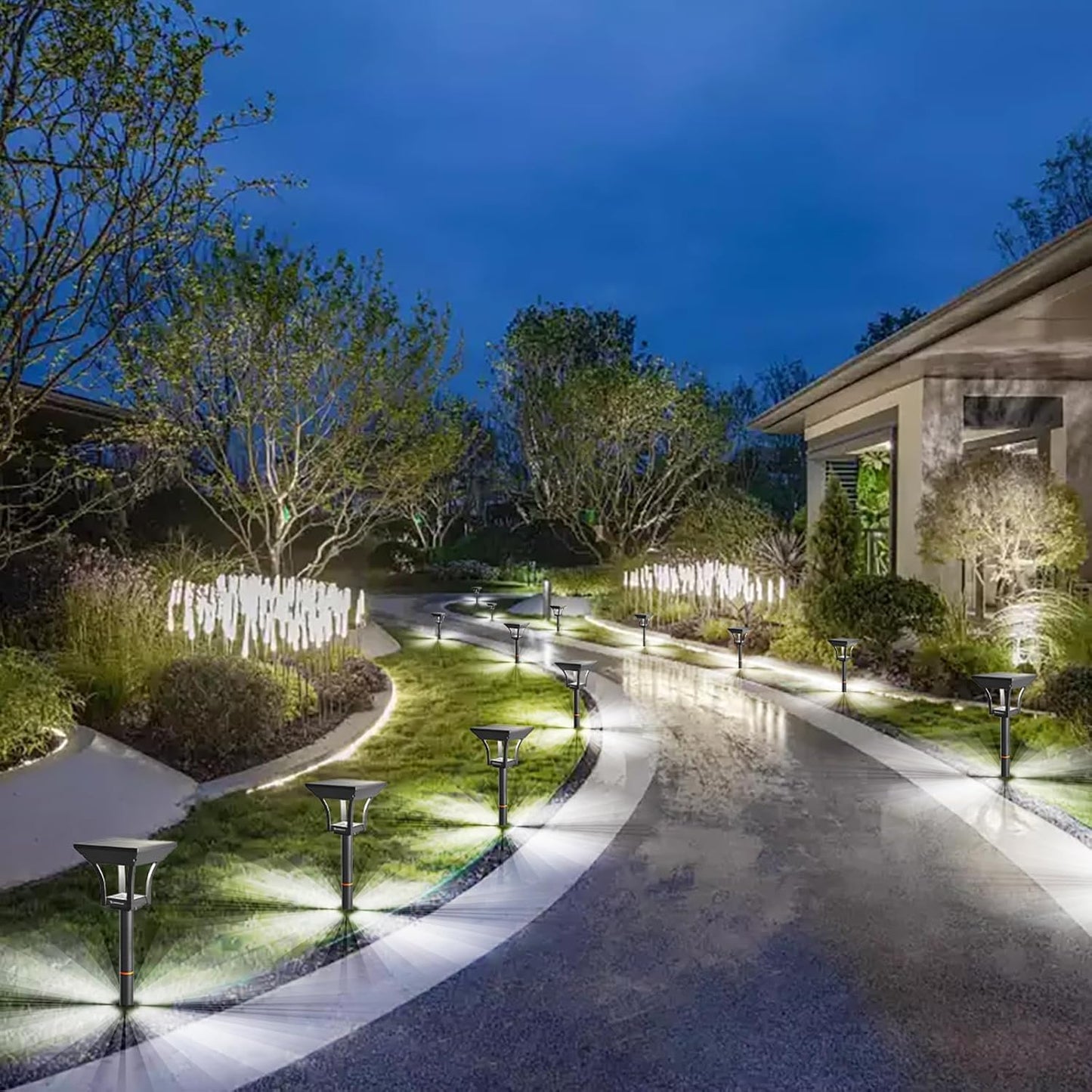 COOSOLUX Solar Pathway Lights Outdoor