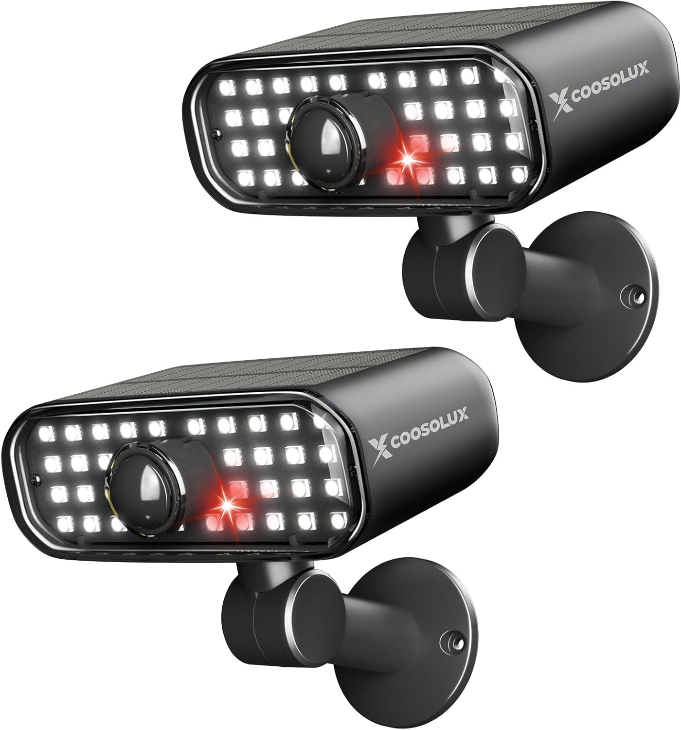 COOSOLUX Solar Motion Sensor Lights Outdoor