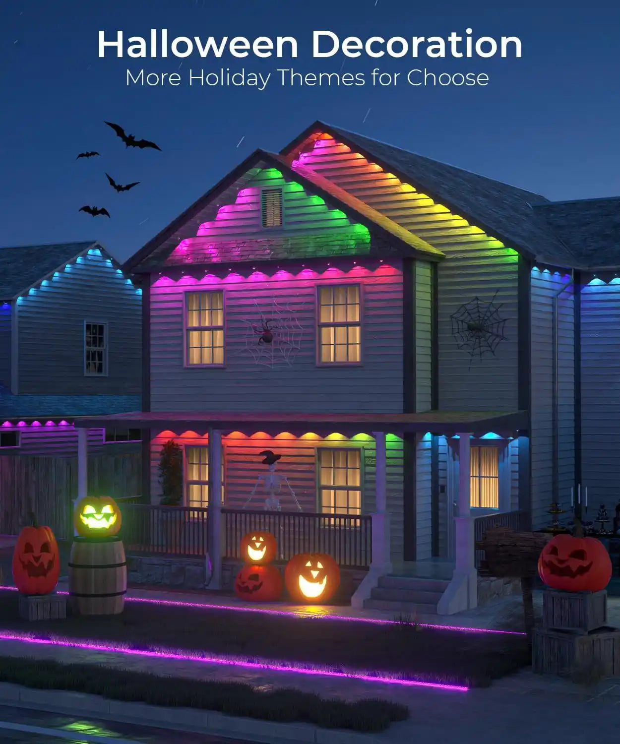 Smart Outdoor LED RGB String Lights